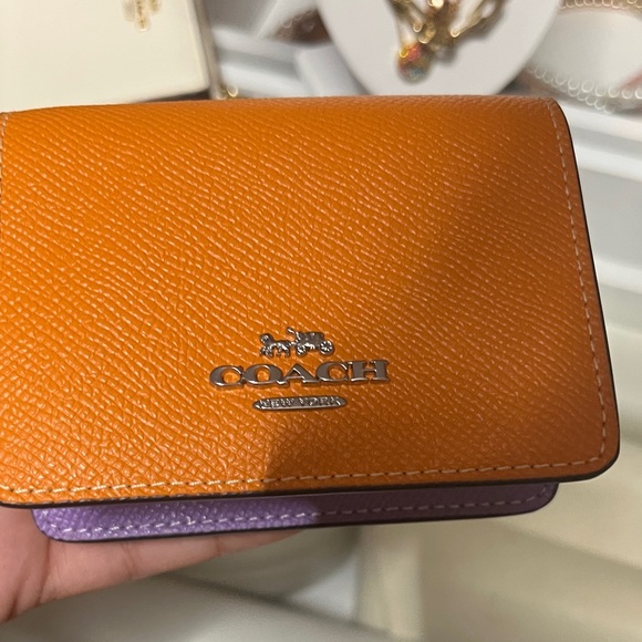 Coach Dual-Tone Orange and Purple mini - Picture 1 of 4